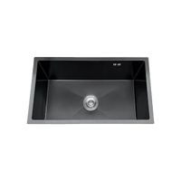 SS Undermount Black Single Sink